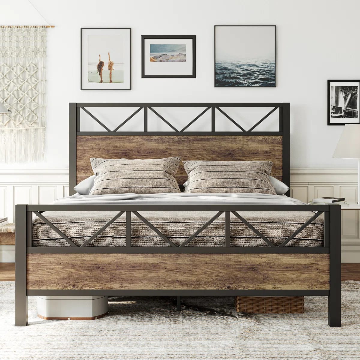 Wykeisha Metal Platform Bed
