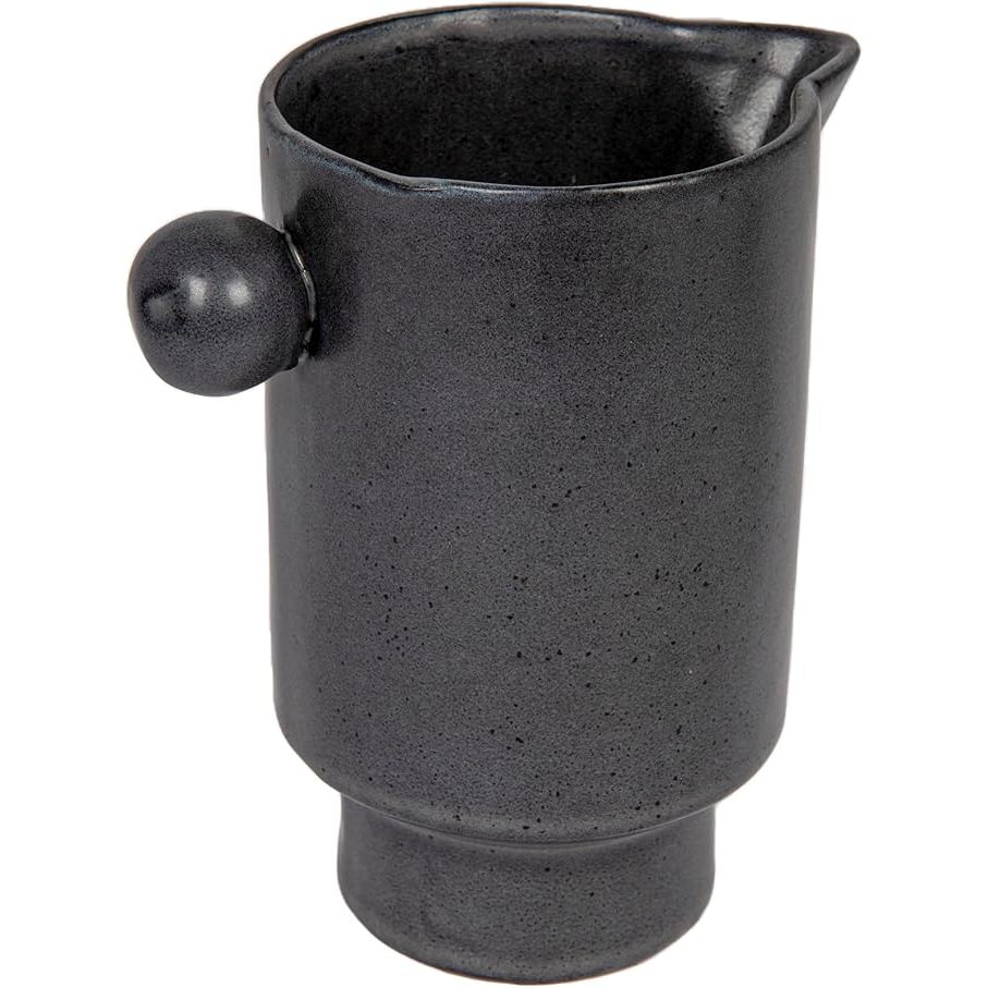 Creative Co-op Modern Small Stoneware Pitcher Or Vase