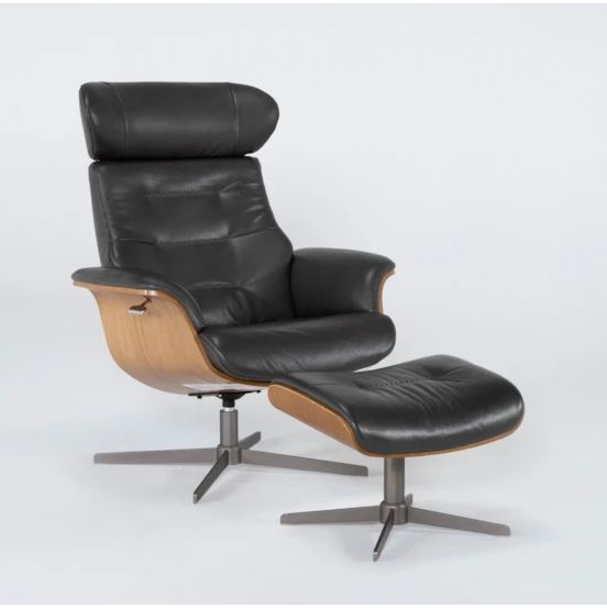 Amala Dark Grey Swivel Chair