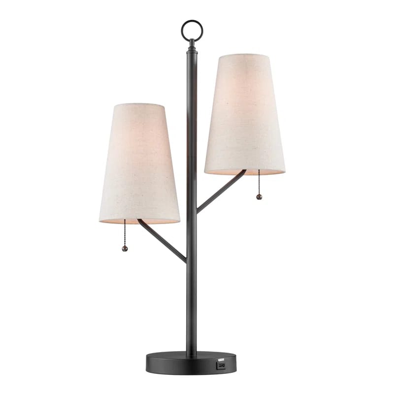 Lorik Metal USB Table Lamp