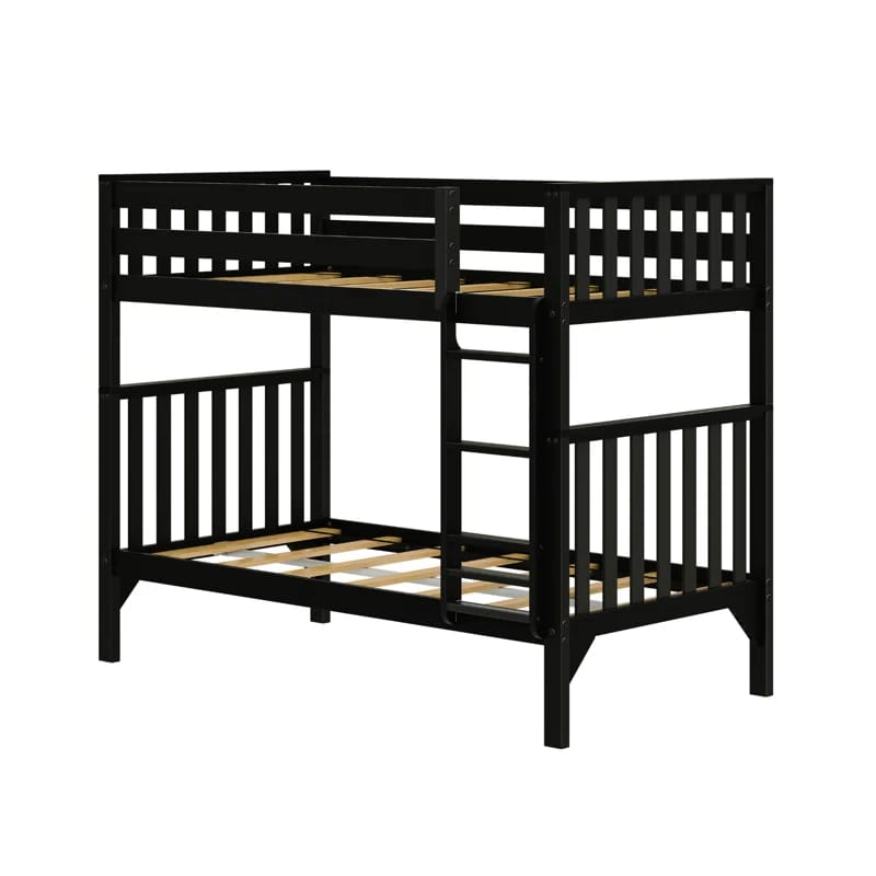 Franics Twin over Twin Solid Wood Standard Bunk Bed by Harriet Bee