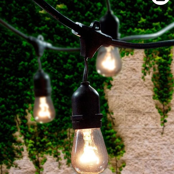 Lemontec Commercial Grade Outdoor String Lights 
