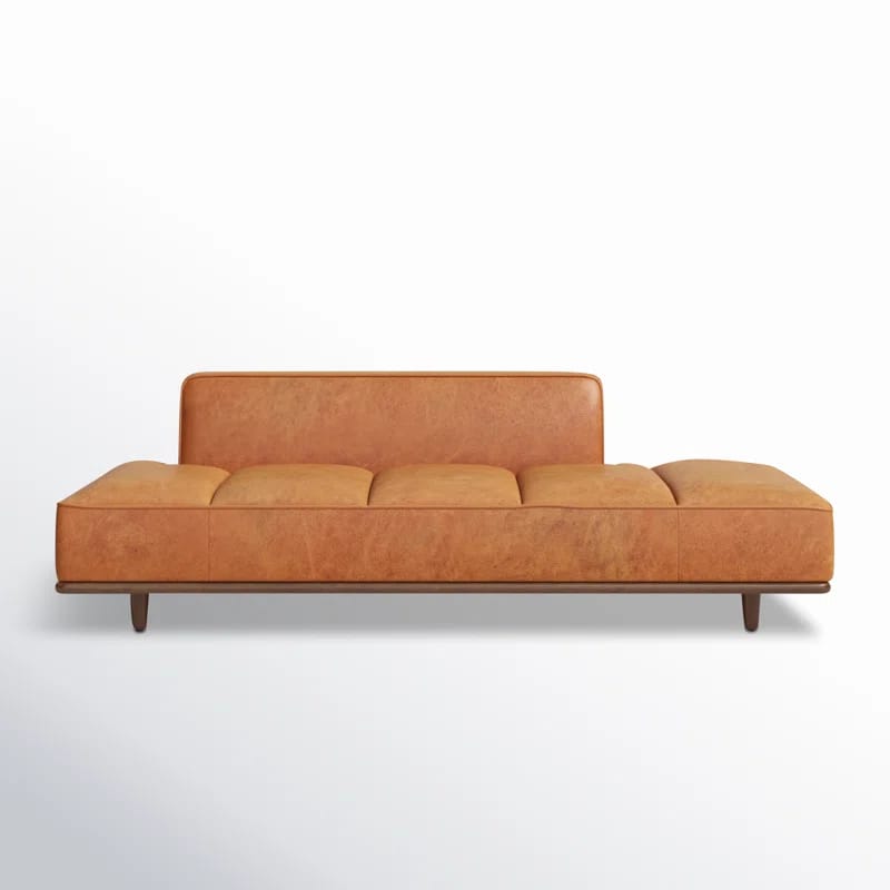 Sofie Full-Grain Genuine Italian Leather Daybed