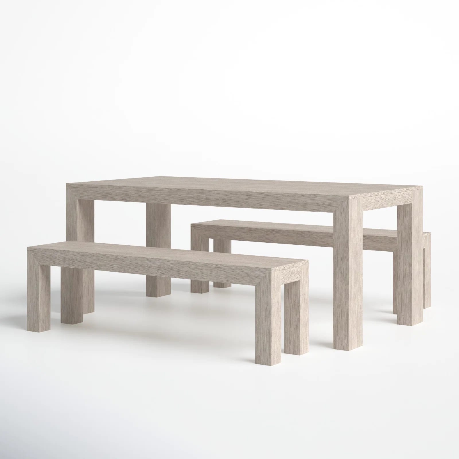 Linzy 6-Person Pine Solid Wood Dining Set