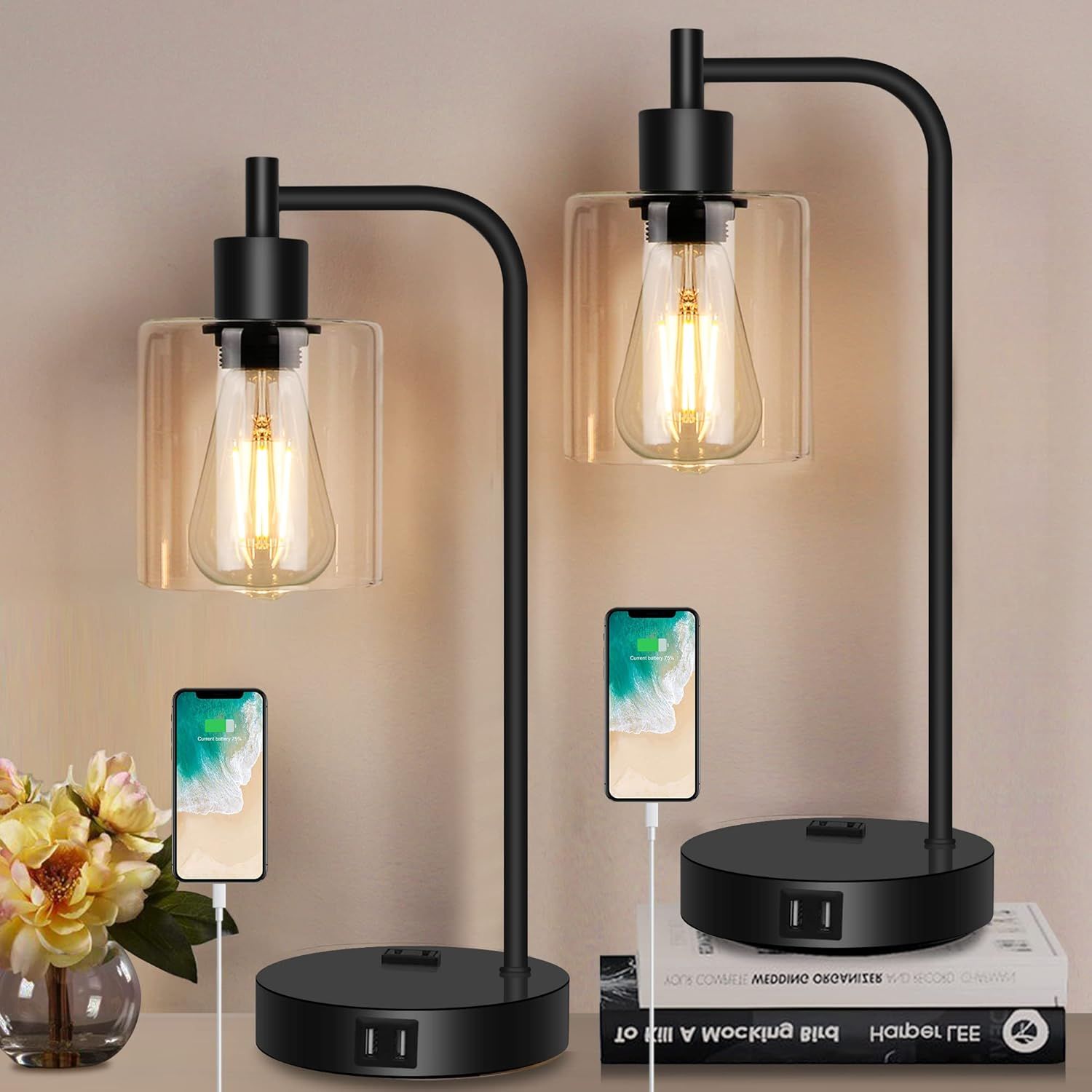 Dimmable Bedside Reading Lamps 
