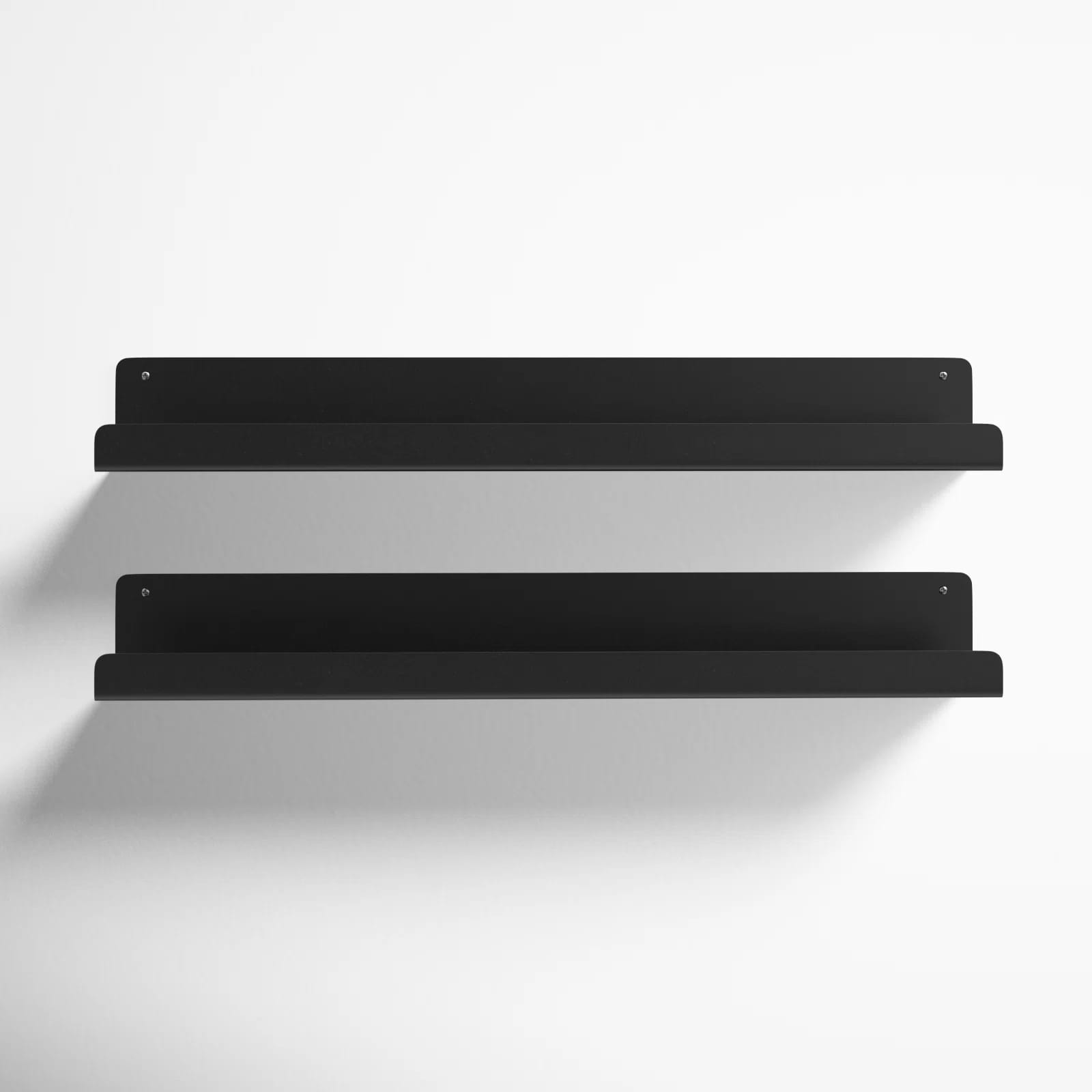 Tara 2 Piece Metal Floating Shelf (Set of 2)