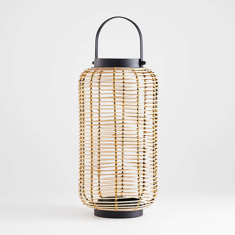 Brigton Rattan Outdoor Lantern 10"