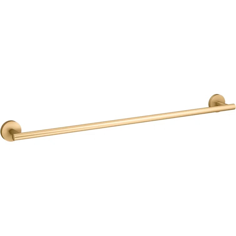 K-27287-2MB Elate Wall Mounted Round Towel Bar, Metal Wall-Mounted Towel Holder
