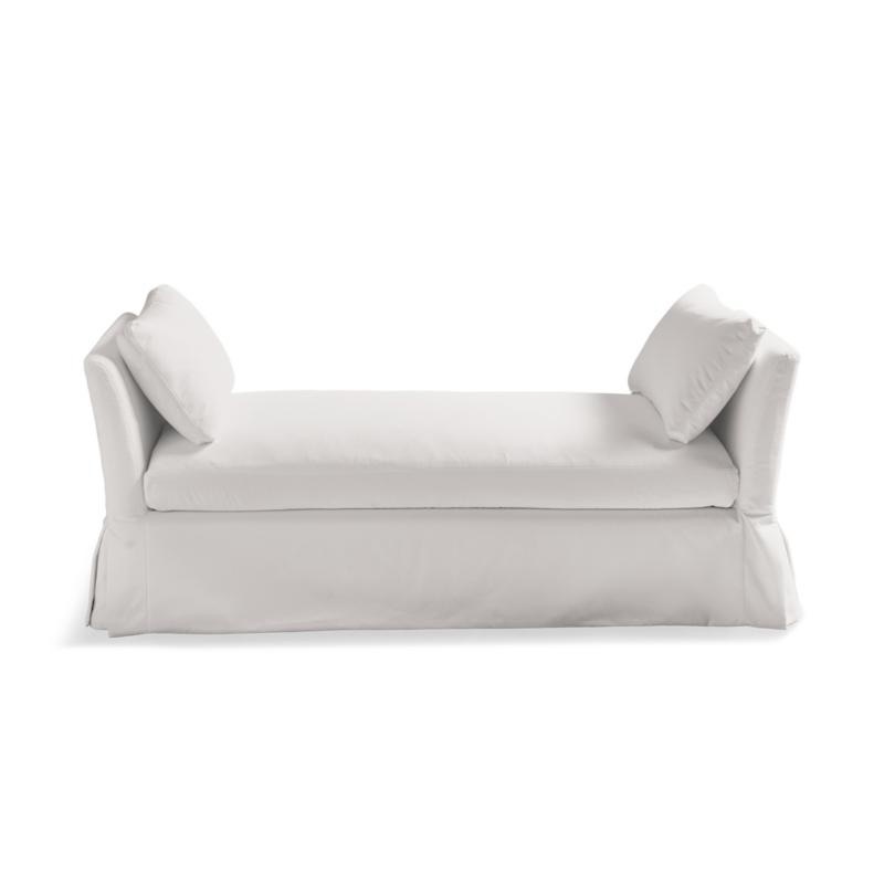 Ava Slipcovered Bench