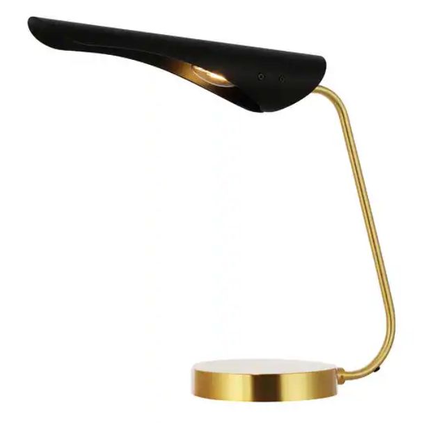 SAFAVIEH Lighting Fynn Modern 17-inch Table Lamp - 21 in. W x 7 in. D x 17 in. H