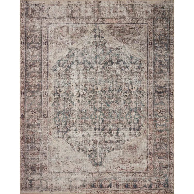 Amber Lewis X Loloi Georgie Lagoon Beige Area Rug