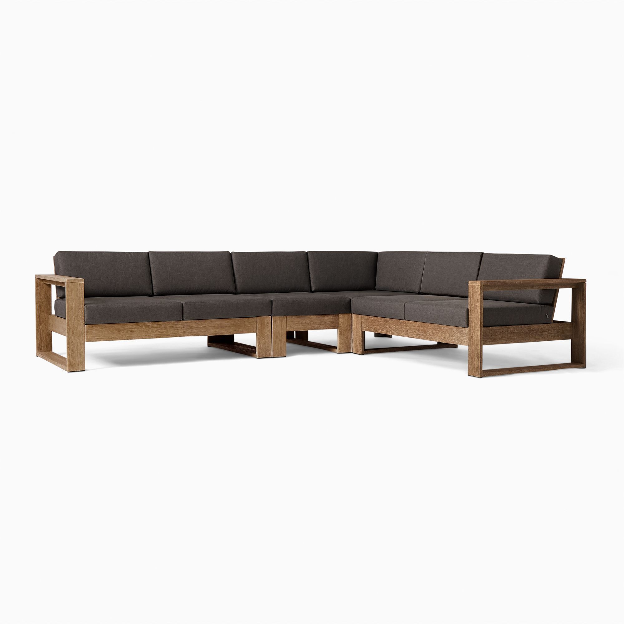 Portside Outdoor 4-Piece L-Shaped Sectional (125")