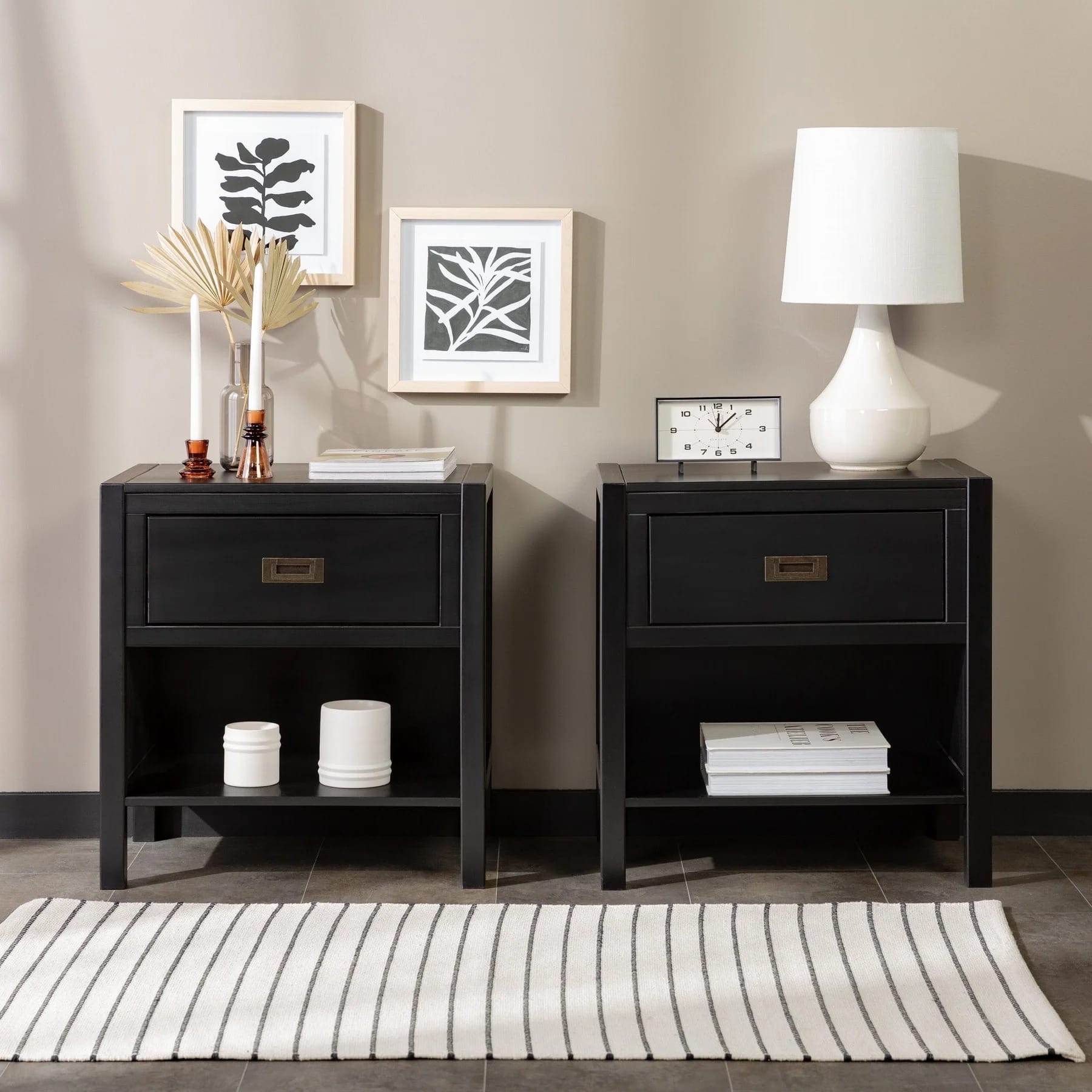 Lydia Solid Wood Modern Contemporary Collection (Dresser or Nightstand)