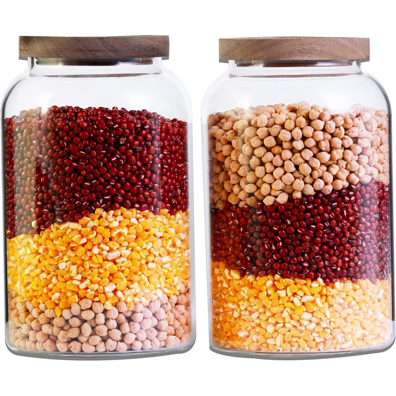 Large Glass Jar with Airtight Lid