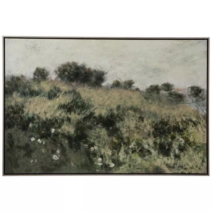 Green Fields Framed