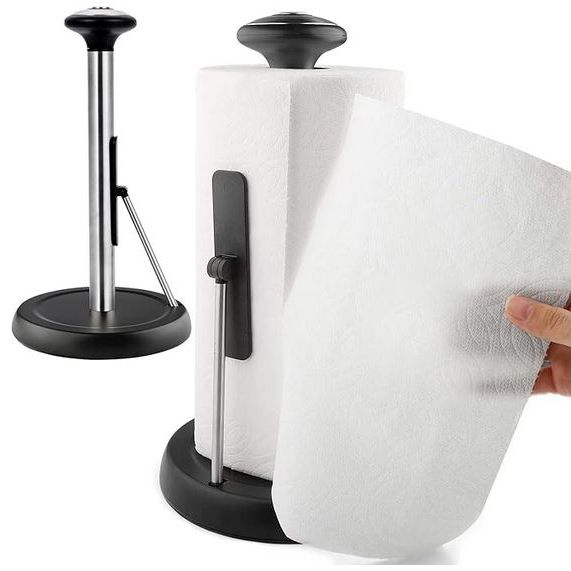Black Paper Towel Holder Countertop