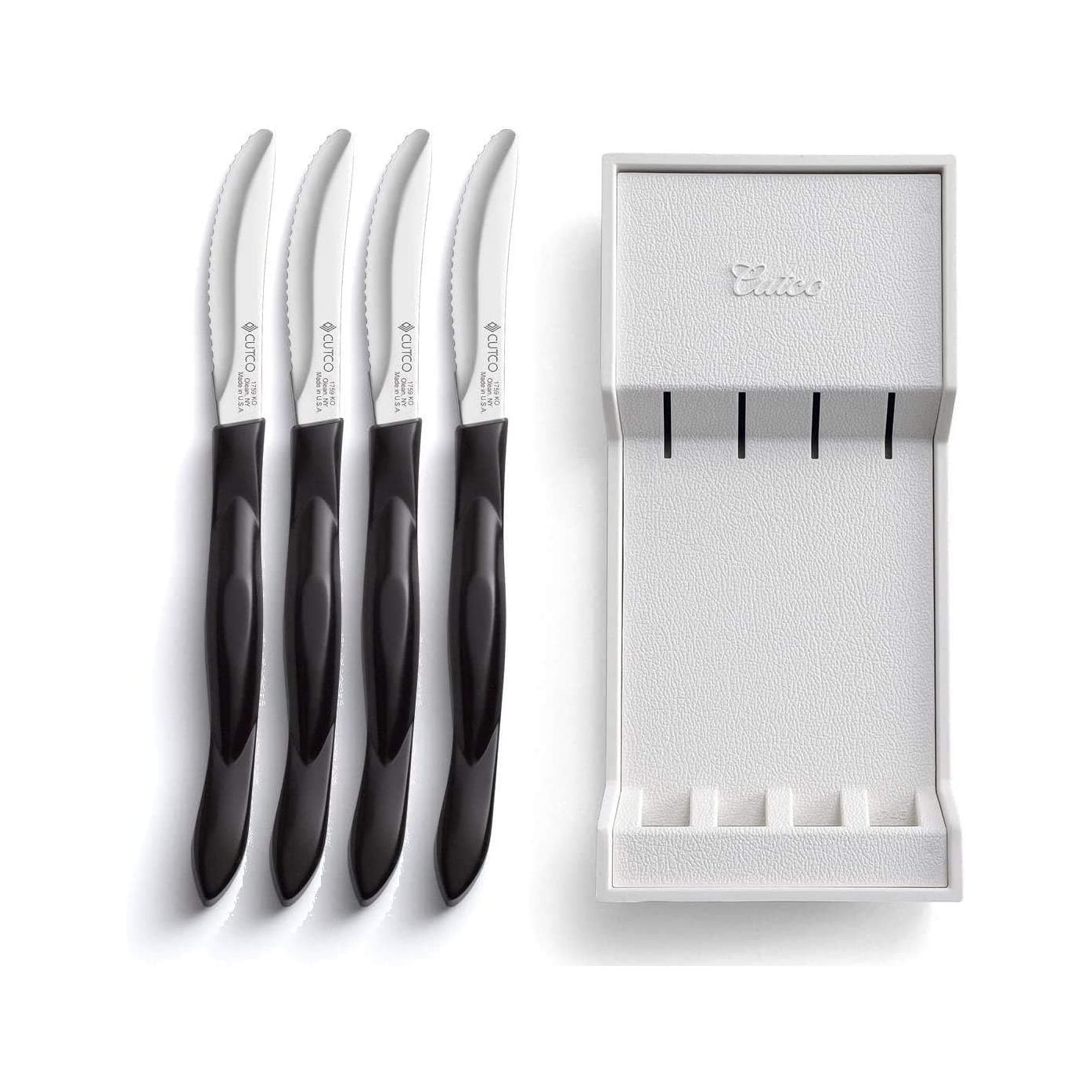 CUTCO Set of 4 Steak/Table Knives #1759 - Classic Black