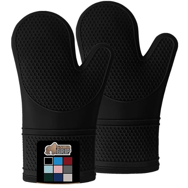 Potholder Gorilla Grip Bpa-free Soft Silicone Oven Mitts