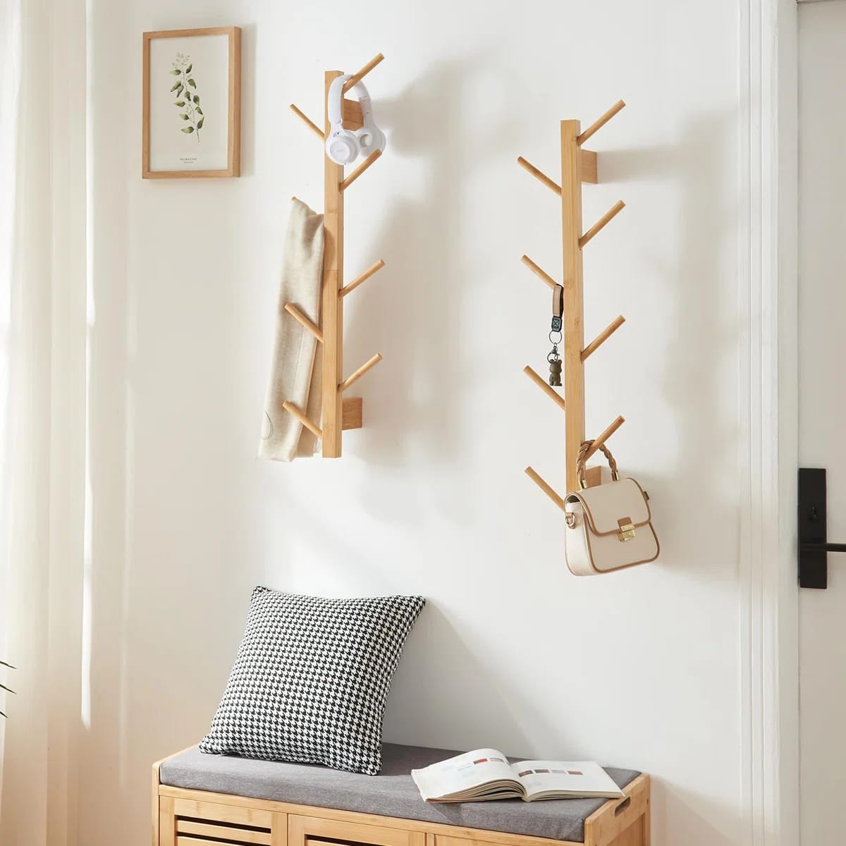 Vertical Wall Coat Rack(2 Pack)