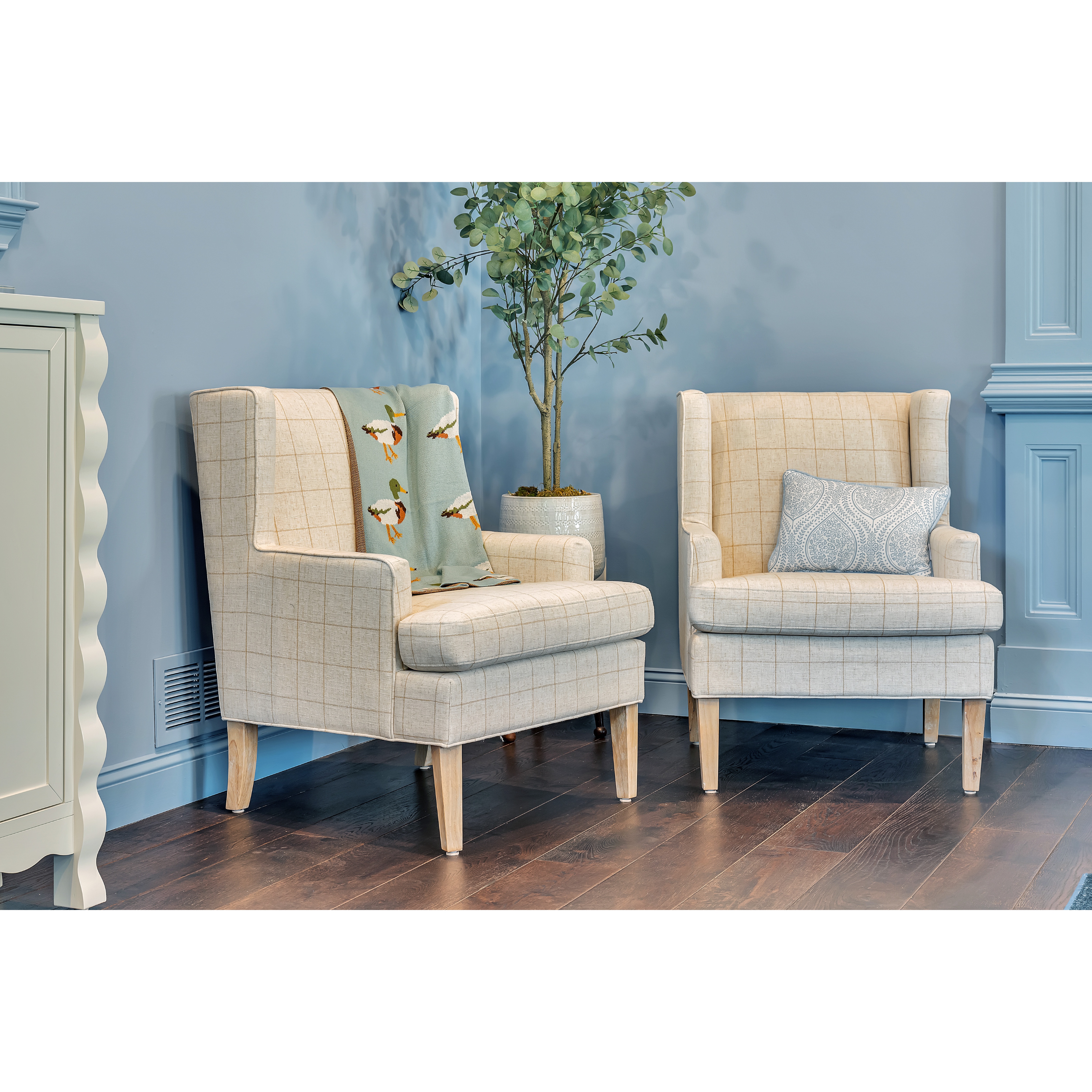 Martha Stewart Decker Plaid Accent Chair