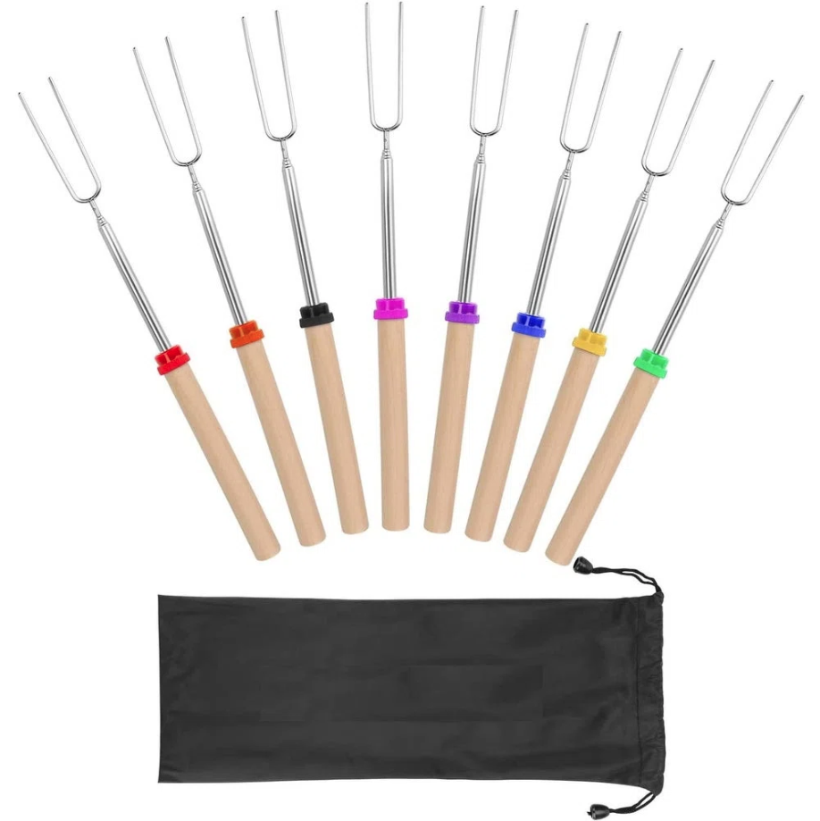 Marshmallow Roasting Meat Fork (Set of 8)