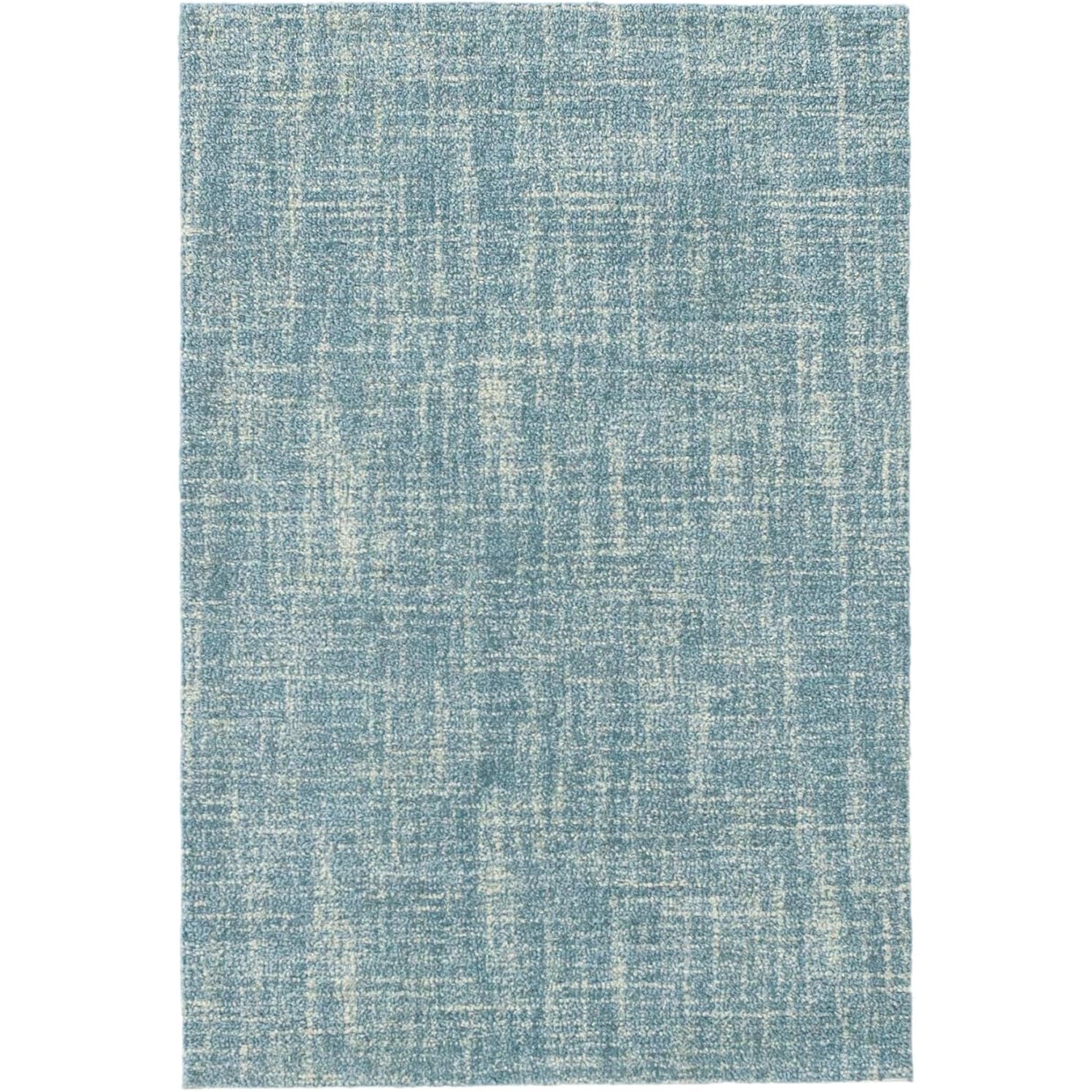 Dash and Albert Crosshatch Wool Area Rug - 5' x 8' Aegean Solid Hand Micro Hooked Accent Rug - Durable, High Traffic Areas Bedroom, Hallway, Stairs - Premium Luxury Hotel Quality Soft Breathable