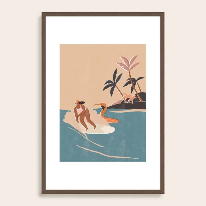 Sun Kissed Babes Art Print