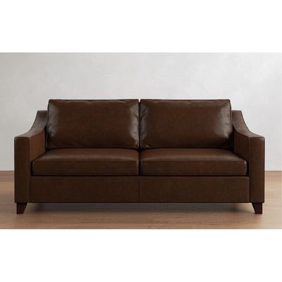 Cameron Slope Leather Sofa Collection