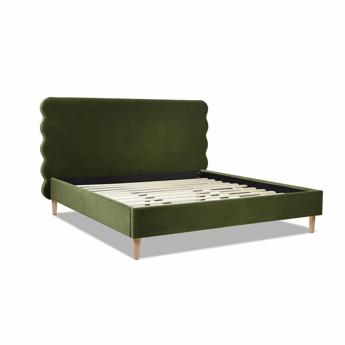 Henley Upholstered Scalloped Bed