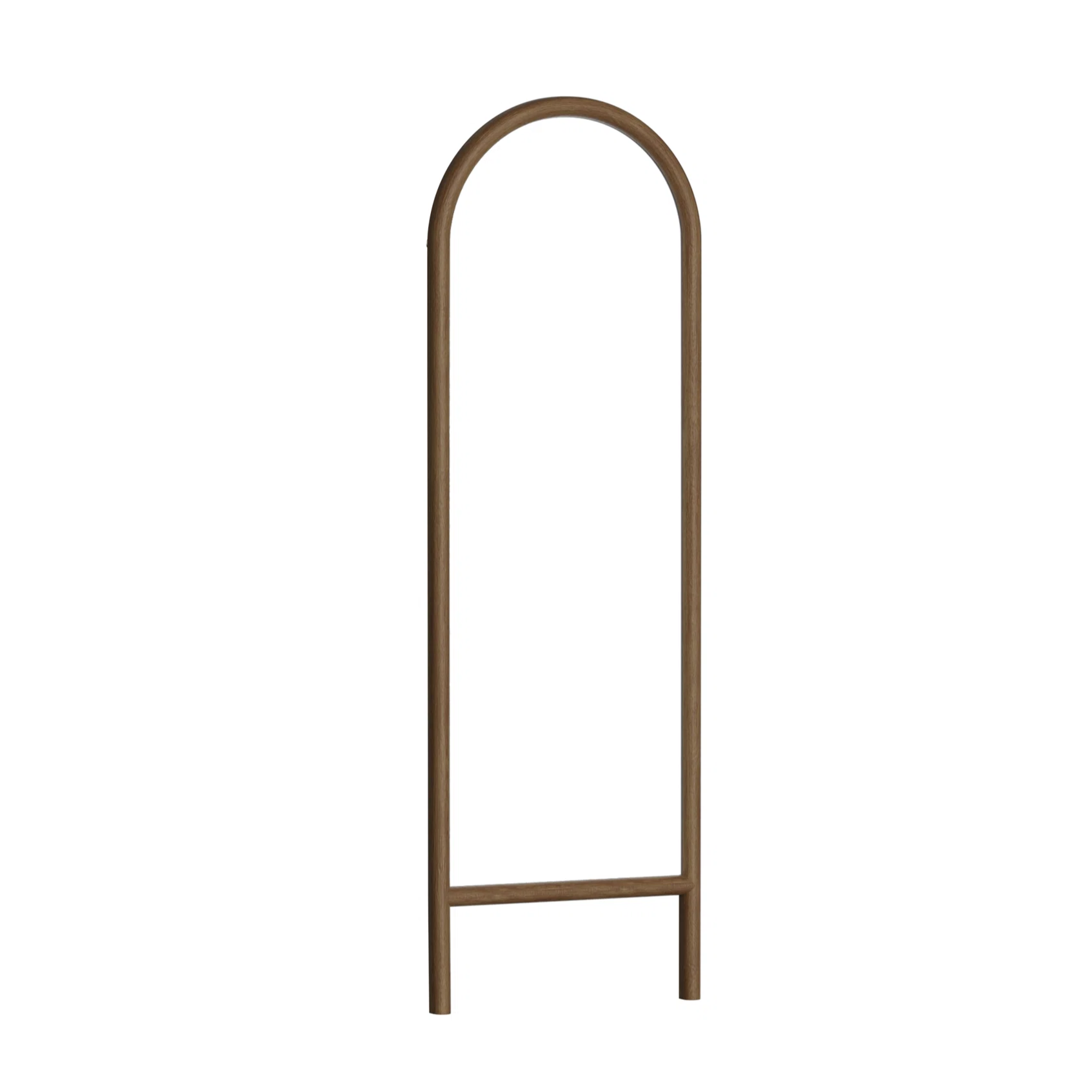 Vasilij Solid Arch Wood Dowel Floor Mirror Wall Mirror