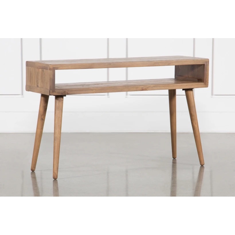 Dakota 48" Natural Wood Entryway Console Table