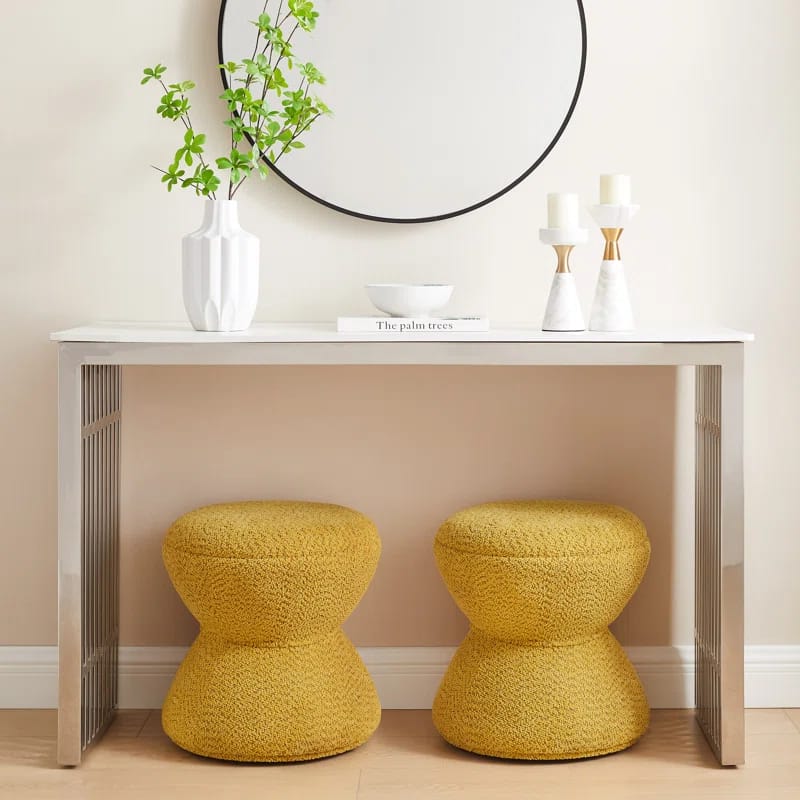 Kadenn Upholstered Swivel Ottoman (Set of 2)