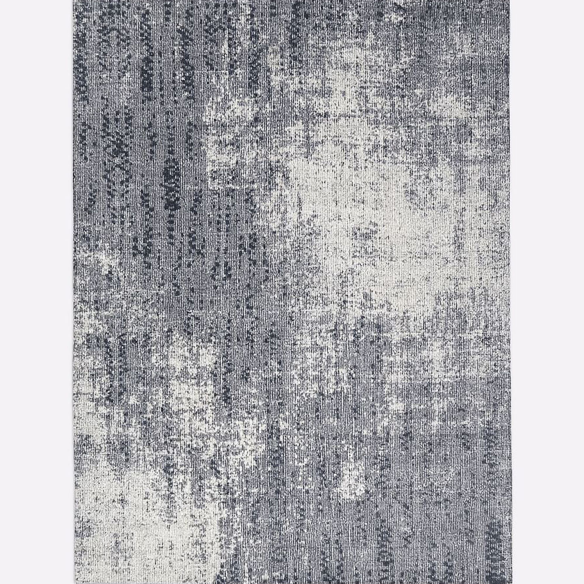 Distressed Foliage Rug | Pewter 6x9