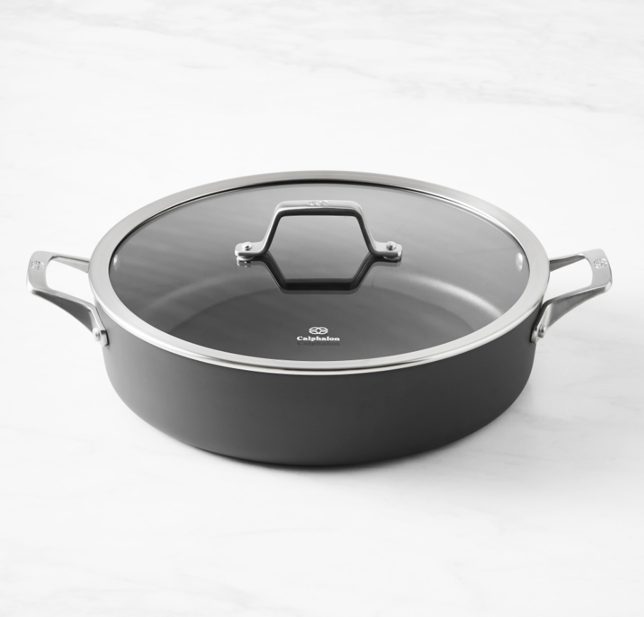 Calphalon Premier Hard-Anodized Nonstick Sauteuse, 7-Qt.