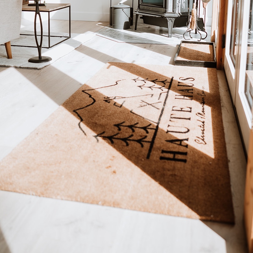 Haute Haus Logo Door Mat