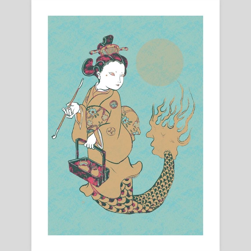 Smoking Mermaid by Miacomart