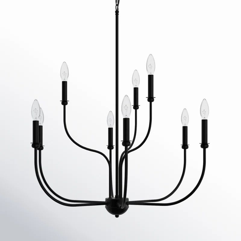Trudeau 2 Tier Candle Style Farmhouse Chandelier