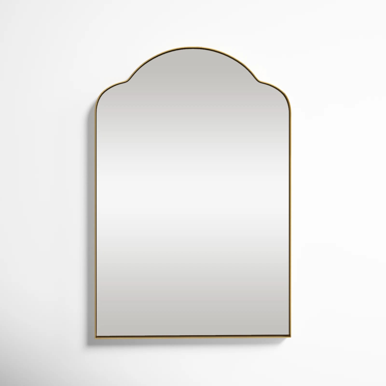 Naja Stainless Steel Arch Wall Mirror