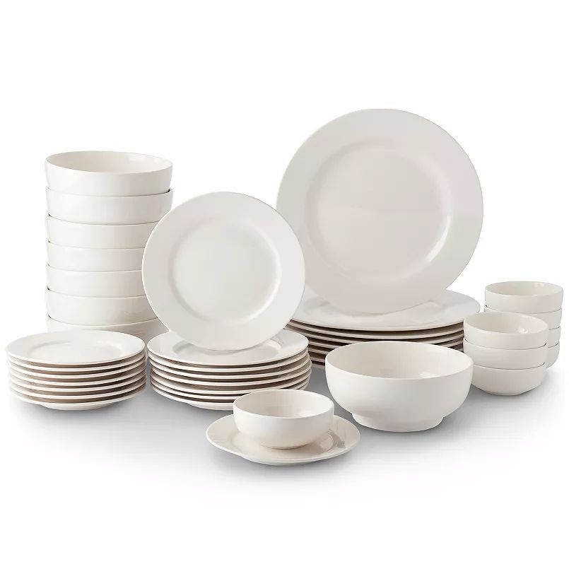 The Big One® 40-pc. Broad Rim Dinnerware Set