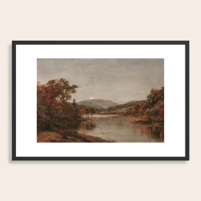 Vintage Landscape, Antique Country Art Print