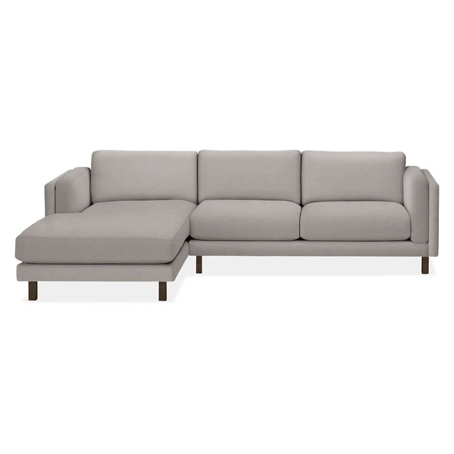 Cade Sofas With Chaise - Modern Living Room Furniture - Room & Board (Flint Grey)
