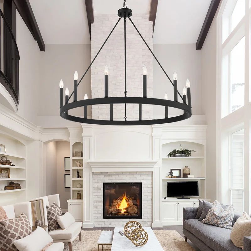 Wagon Wheel Light Fixture