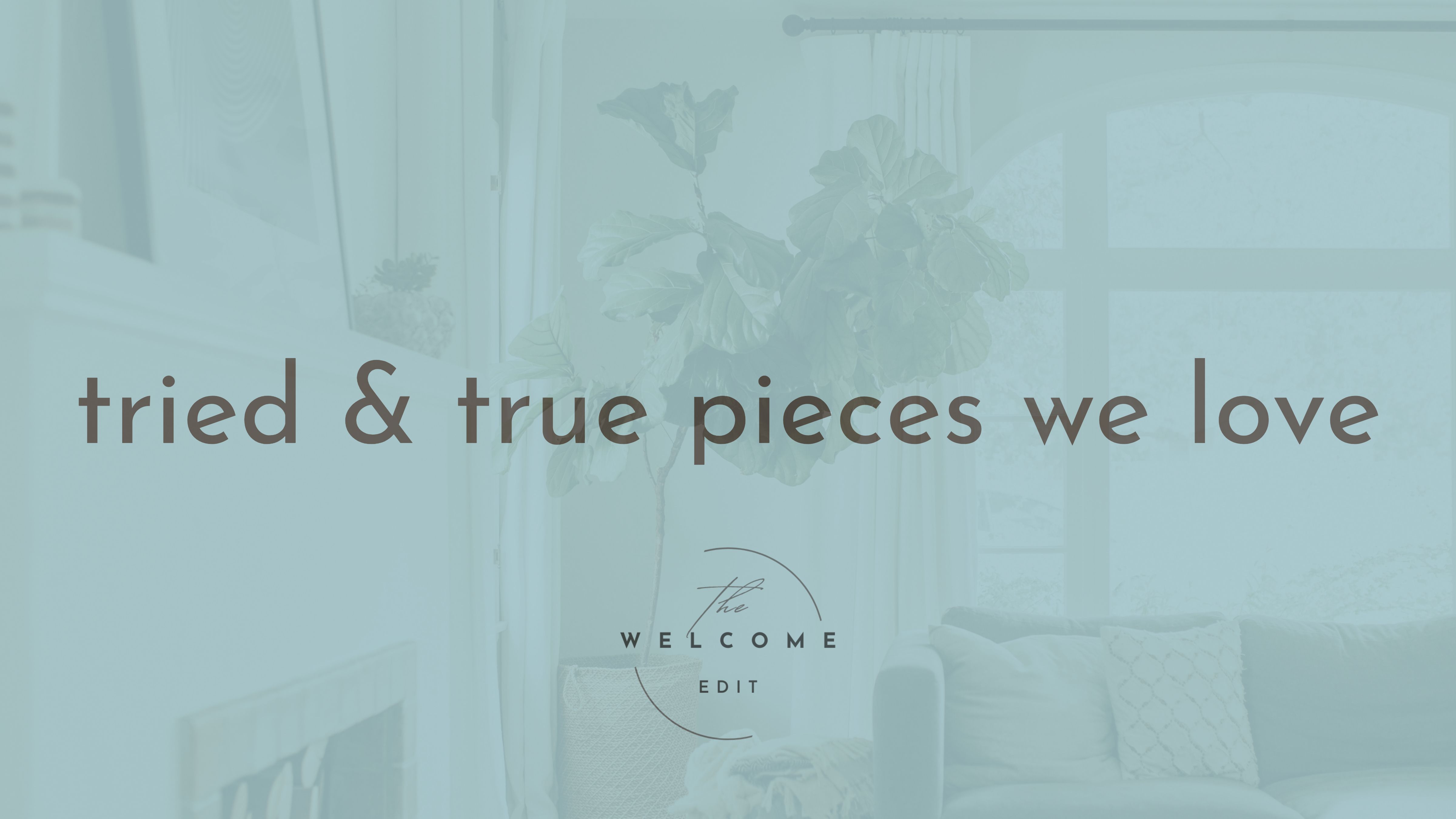 The Welcome Edit
