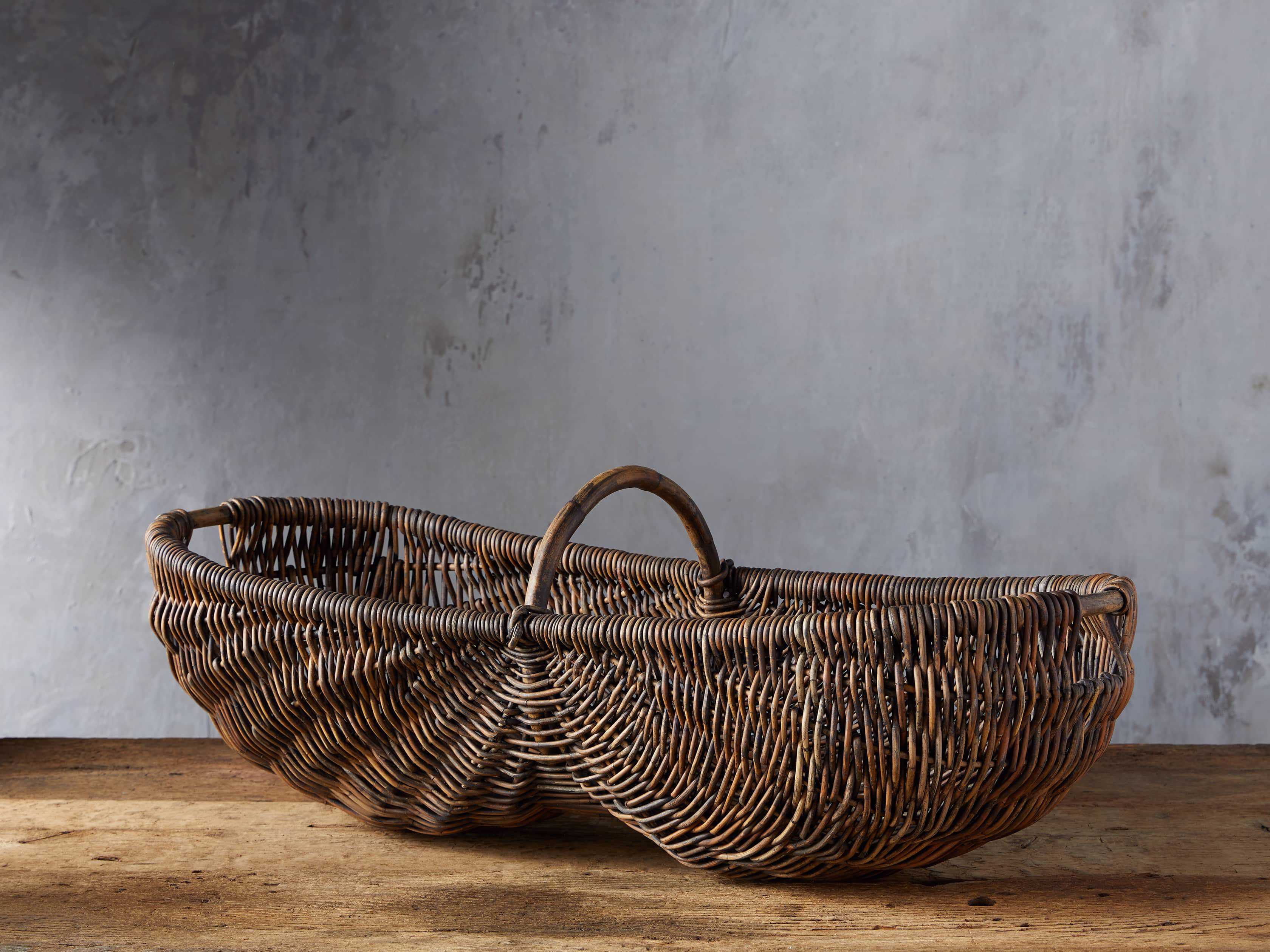 Vintage Basket with Handle