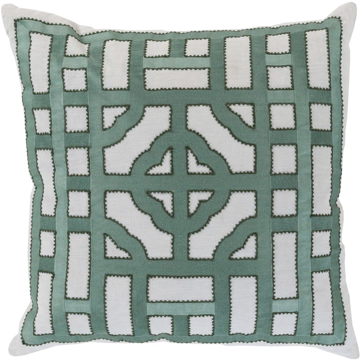Livabliss Chinese Gate Polyester Throw Pillow