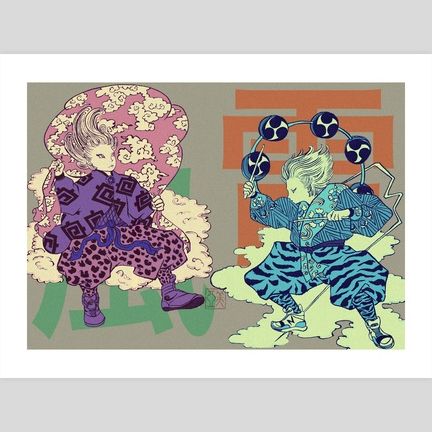 FUUJIN AND RAIJIN by Miacomart
