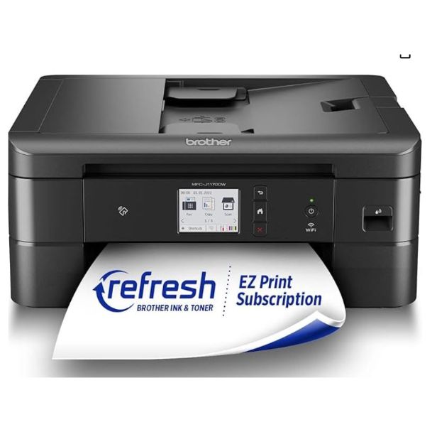 Brother Mfc-j1170dw Wireless Color Inkjet All-in-one Printer With Mobile Device Printing