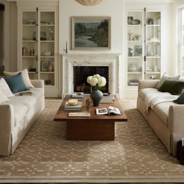 Judy JUD-07 Natural/Ivory Jute/Cotton Handwoven Area Rug
