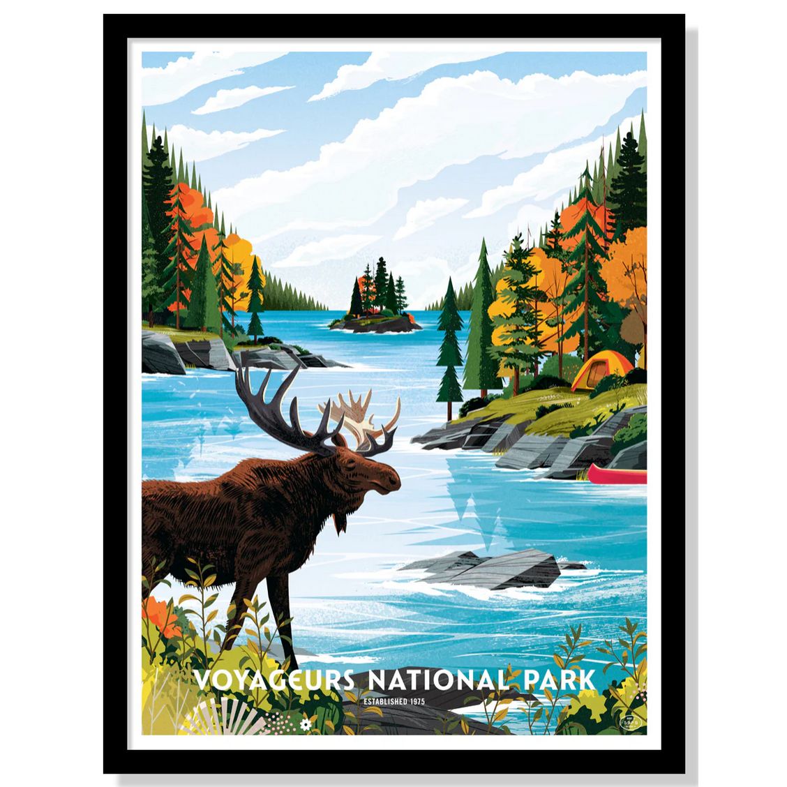 Voyageurs National Park Poster – Fifty-nine Parks