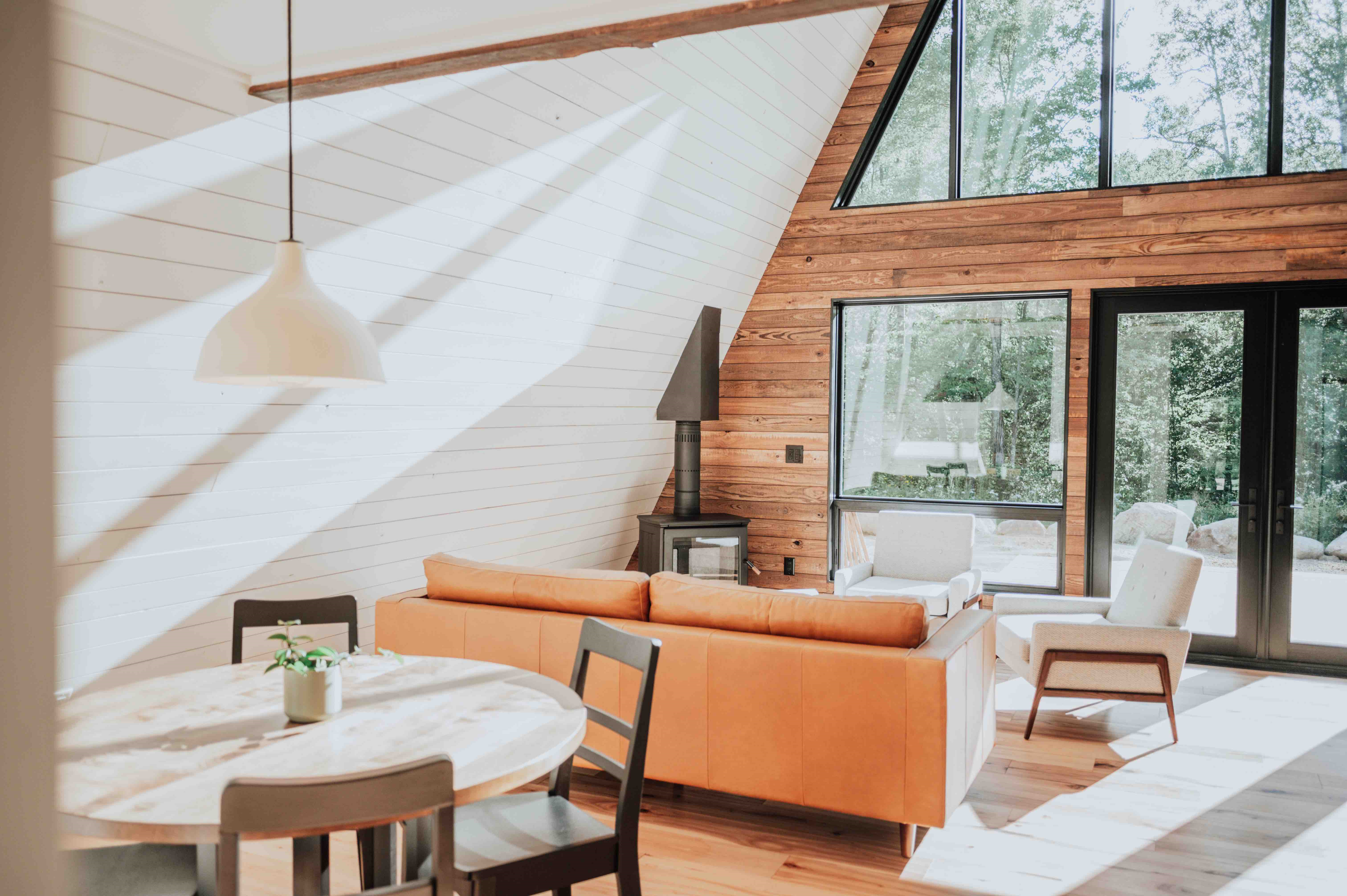Northwoods A-frame + Tiny Cabins